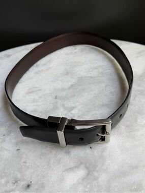 Chaps Kids Reversible Belt Black
Brown Silver Buckle Size Small 22-24